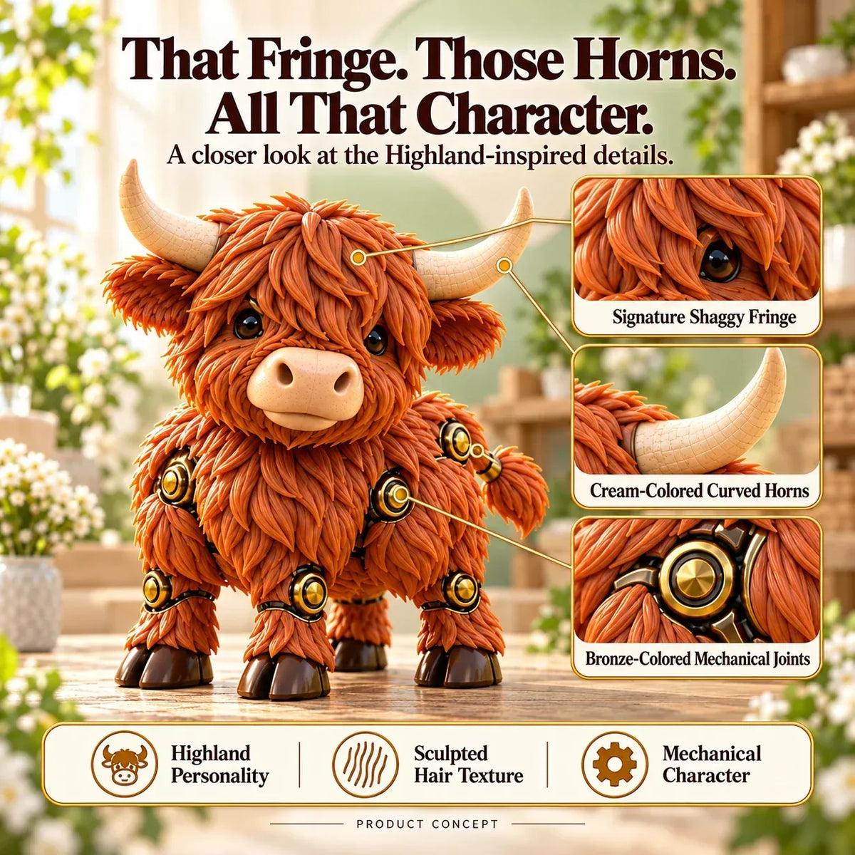 🐮 Last Day 50% OFF✨-⚙️ Watch This Little Egg Transform Into a Highland Cow! 🥚