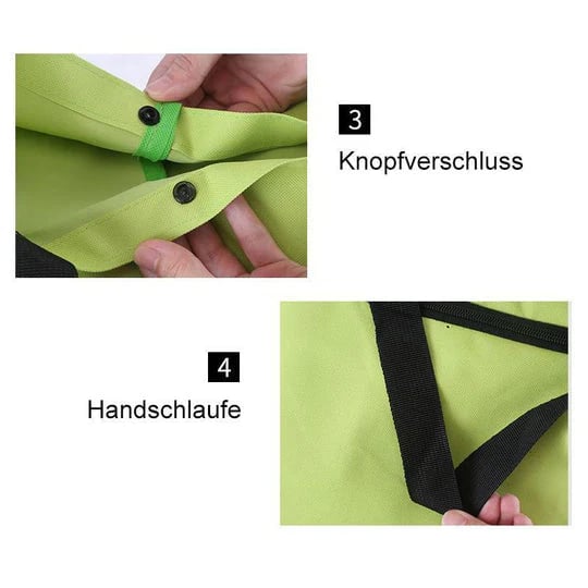🔥🛍️Foldable 2-in-1 Shopping Bag