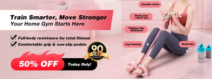 ⏰Last day Promotion 🔥-🏋️Professional Low-Impact High-Elasticity Pedal Resistance Band🧘