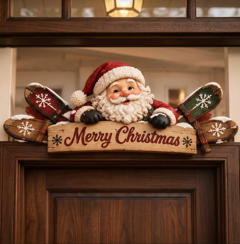 🔥 Holiday Celebration 50% OFF ✨-🏡 Cozy Christmas Above-Door Winter Sign ❄️