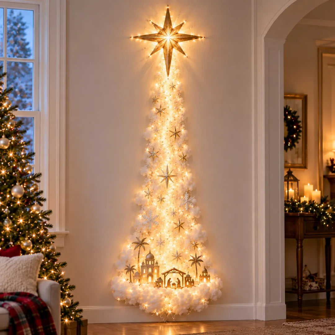 🔥 Holiday Celebration 50% OFF ✨-🎄Christmas Magic Trail Wall Light for a Magical Holiday Glow ✨🎅