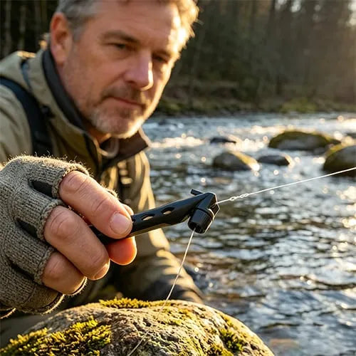⏰Last day Promotion 🔥-🎣 Magnetic Fly Threader & Knot Tool for Faster, Easier Fly Fishing Setup 🧲