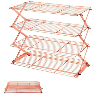 ⏰Last day Promotion 🔥-✨ Foldable Cooling Rack Makes Baking Easier and Kitchens Tidier 🍪