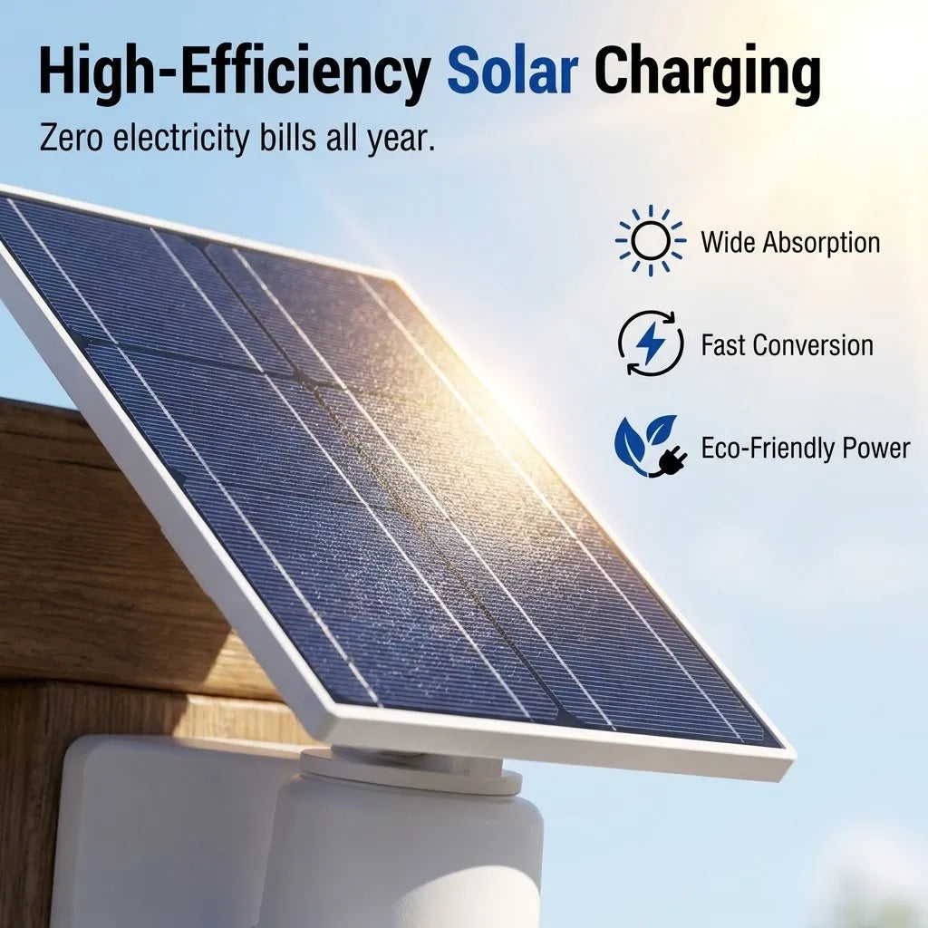 ✨ Last day Promotion ⏰Solar-Powered Simulated Surveillance Camera Street Light
