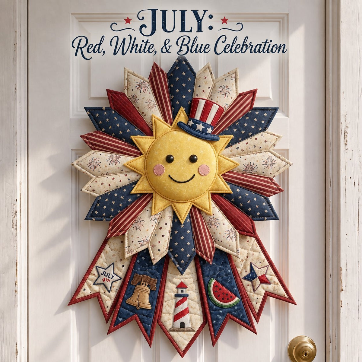 🧵Last day Promotion 🔥-🌸Beginner-Friendly 12-Month Seasonal Quilted Door Hanger Sewing Kit  💕