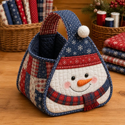 💯⏳  50% OFF – 🎄DIY Christmas Character Quilted Basket Kit🎁✨