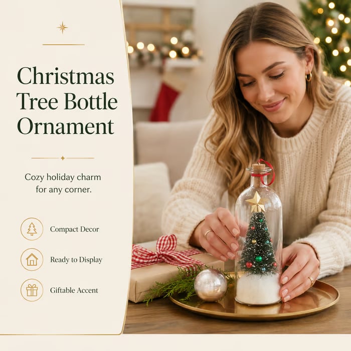🔥LAST DAY 49% OFF – 🎅🎄Christmas Sale -Recordable Christmas Tree Message In A Bottle