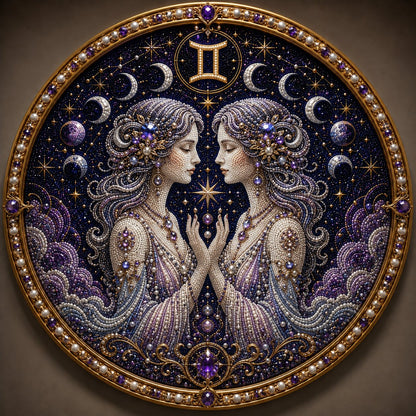 🔥Maak Je Eigen Hemelse Meesterwerk — 12 Sterrenbeelden Parelkunst DIY Kit ♈🌙