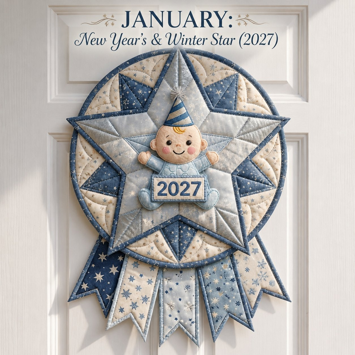 🧵Last day Promotion 🔥-🌸Beginner-Friendly 12-Month Seasonal Quilted Door Hanger Sewing Kit  💕