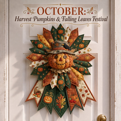 🧵Last day Promotion 🔥-🌸Beginner-Friendly 12-Month Seasonal Quilted Door Hanger Sewing Kit  💕