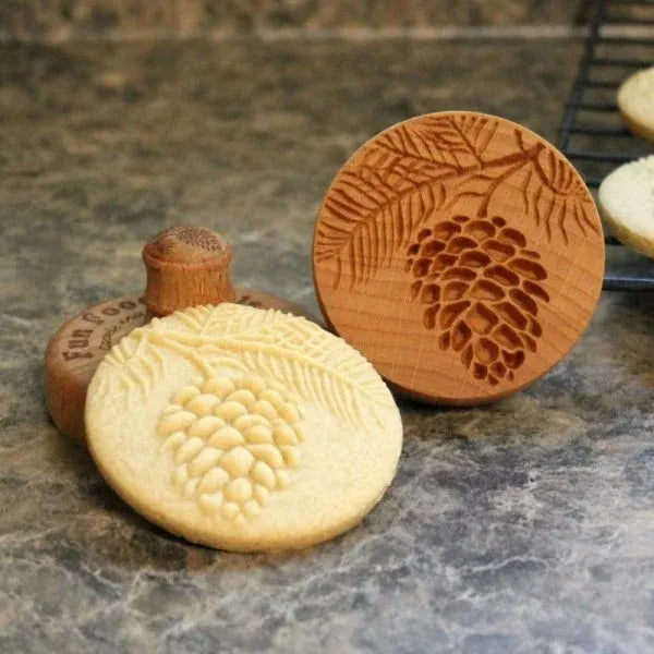 🍪 Holiday Celebration 50% OFF ✨-⏳ Create Unique Homemade Cookies with Wooden Stamps! ❤️