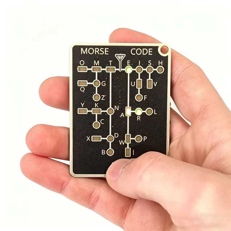 🔥 Last Day 50% OFF✨-📟 Morse Code Trainer Card Pro (LED Edition)