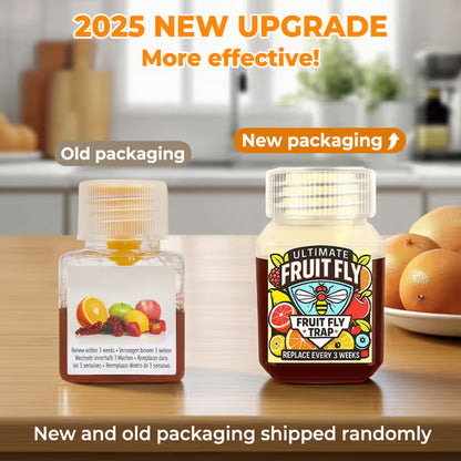 🍎Ultra-Strong Fruit Fly Trap – Easy to Use, Long-Lasting Up to 3 Weeks & Powerful Pest Control! 🚫✨