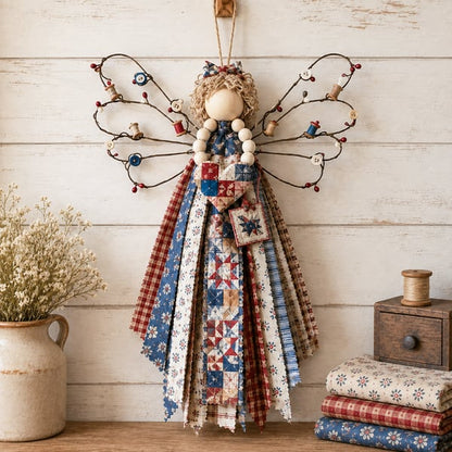 ⏰Last day Promotion 🔥-✨ DIY Angel Fabric Hanging Kit for Peaceful Crafting & Beautiful Home Decor 🪽