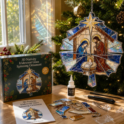 ⏳ Last Day 50% OFF –✝️Beginner-Friendly 3D Christian & Christmas Suncatcher DIY Kit 🎄
