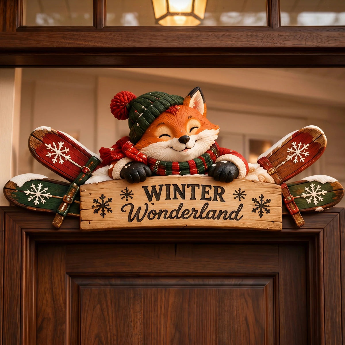🔥 Holiday Celebration 50% OFF ✨-🏡 Cozy Christmas Above-Door Winter Sign ❄️