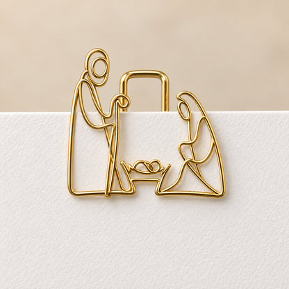 ✝️ Last Day 50% OFF✨-📚 Elegant Faith-Inspired Gold Page Markers 📖
