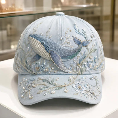 🔥Last Day 50% OFF-🌊 3D Ocean Creatures Embroidery Cap