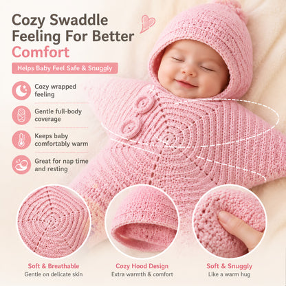 ⏰Last day Promotion 🔥-🐚 Starfish Baby Sleeping Bag — A Cozy Little Ocean Star ⭐