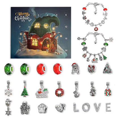 ⏰Last day Promotion 🔥-🎄 24 Days of Christmas Fun with a Creative DIY Bracelet Countdown ✨
