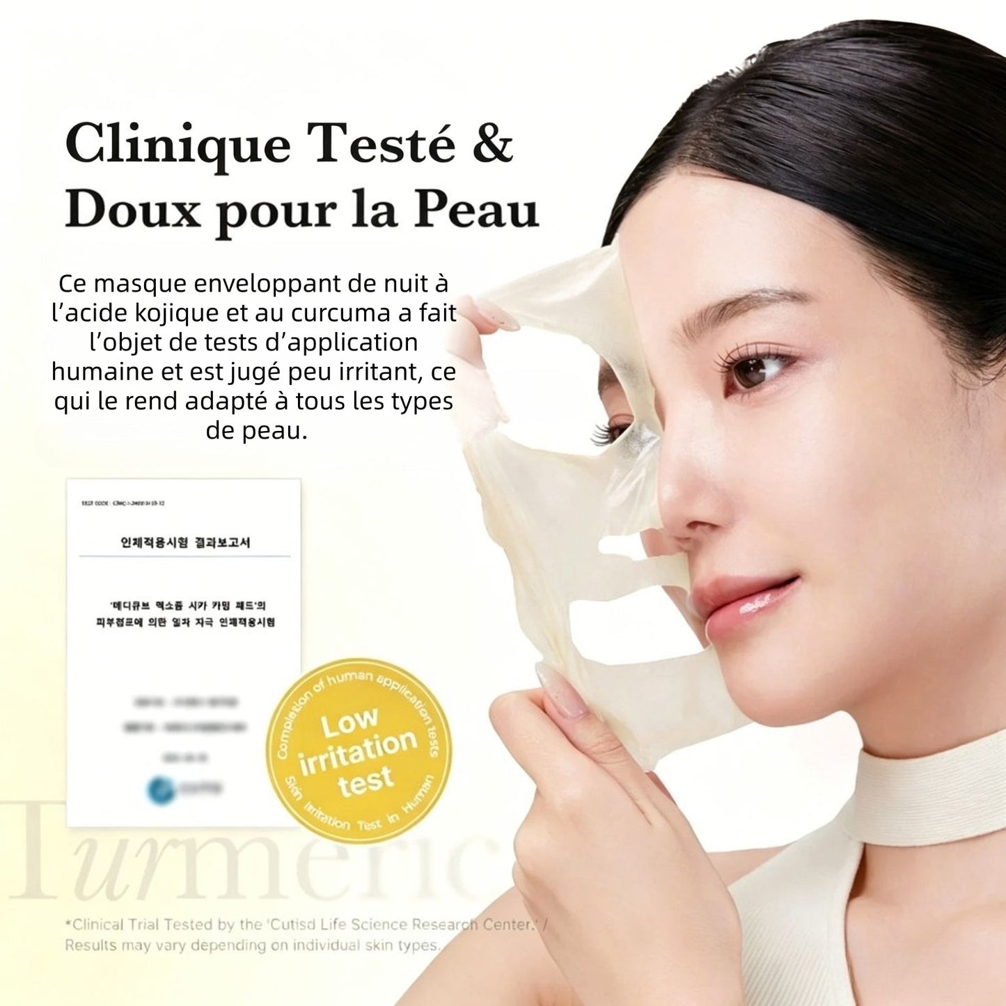 Masque de Nuit en Wrap à l’Acide Kojique et Curcuma