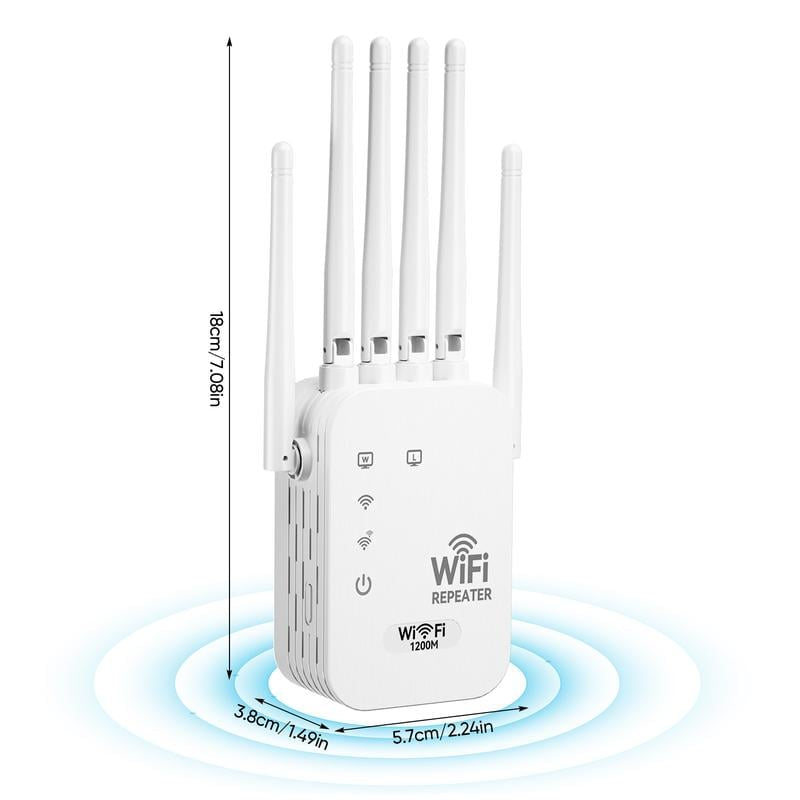 ⏰Last day Promotion 🔥-📶6-Antenna WiFi Extender for Fast, Strong Home WiFi 📡