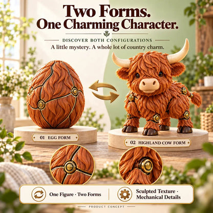 🐮 Last Day 50% OFF✨-⚙️ Watch This Little Egg Transform Into a Highland Cow! 🥚