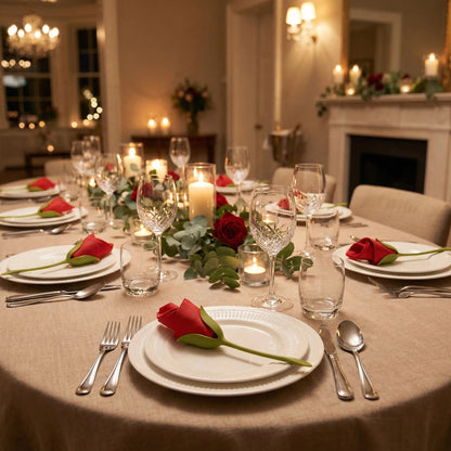 🌹 Last Day 50% OFF✨-🌸Elegant RoseNapkin Holder for Elegant Table Settings & Charming Home Decor 🍽️