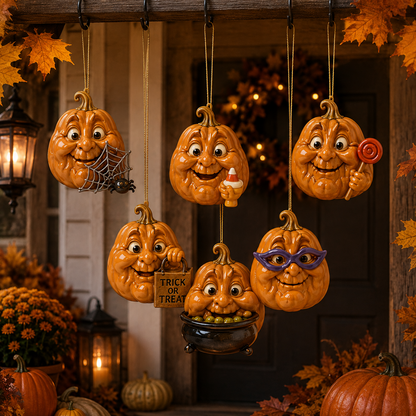 🎁 Last Day 50% OFF✨-🎃24-Day Christmas Countdown Advent Calendar with Halloween Pumpkin Ornaments🎄