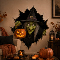 🎃Witch with Jack-O'-Lantern