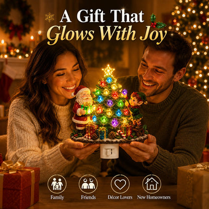 ⏰Last day Promotion 🔥-🎄 Jeweled Christmas Tree Night Light Adds Cozy Holiday Sparkle ✨