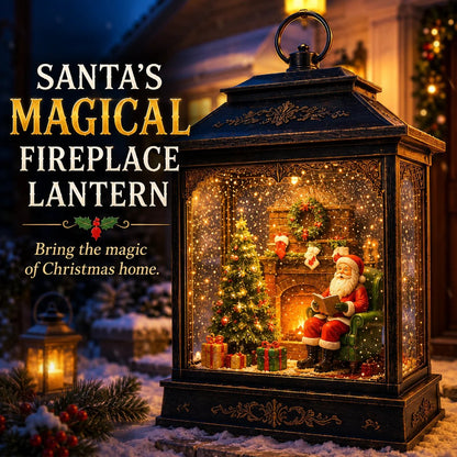 🎁 Last Day 50% OFF✨-🎅 Santa's Magical Fireplace Lantern Bring the Magic of Christmas Home ✨