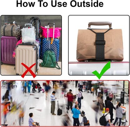 💥 Buy 1 Get 1 Free 💥Multi Use Strong Adjustable Luggage Connector Straps