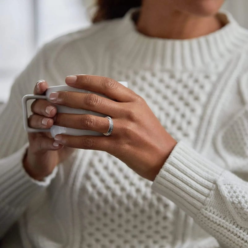 ⏰Last day Promotion 🔥-💍 Relieve Stress with This Rotating Crystal Ring Full of Meaning ✨
