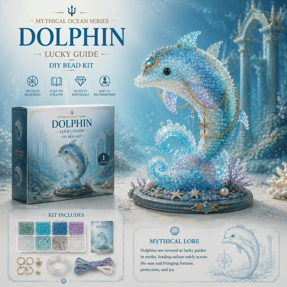 ⏰Last day Promotion 🔥-🌊 Mythical Ocean DIY Bead Kit
