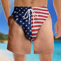 Funny Patriotic Men’s Swim Trunks – Freedom & Chill Summer Beach Shorts 🏖️😎