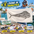 🎣 DIY Gyotaku Fish Printing Kit - Turn Your Catch Into a Masterpiece