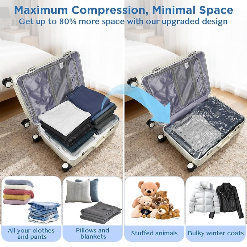 🔥 Holiday Celebration 50% OFF ✨- 🎁 Cordless Travel Vacuum Storage Compression Bag Set✈️