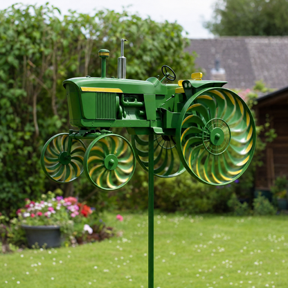 🔥 Last Day 50% OFF✨-🌾 Earl's Handmade Tractor Wind Spinner for Charming Garden Decor 🚜✨