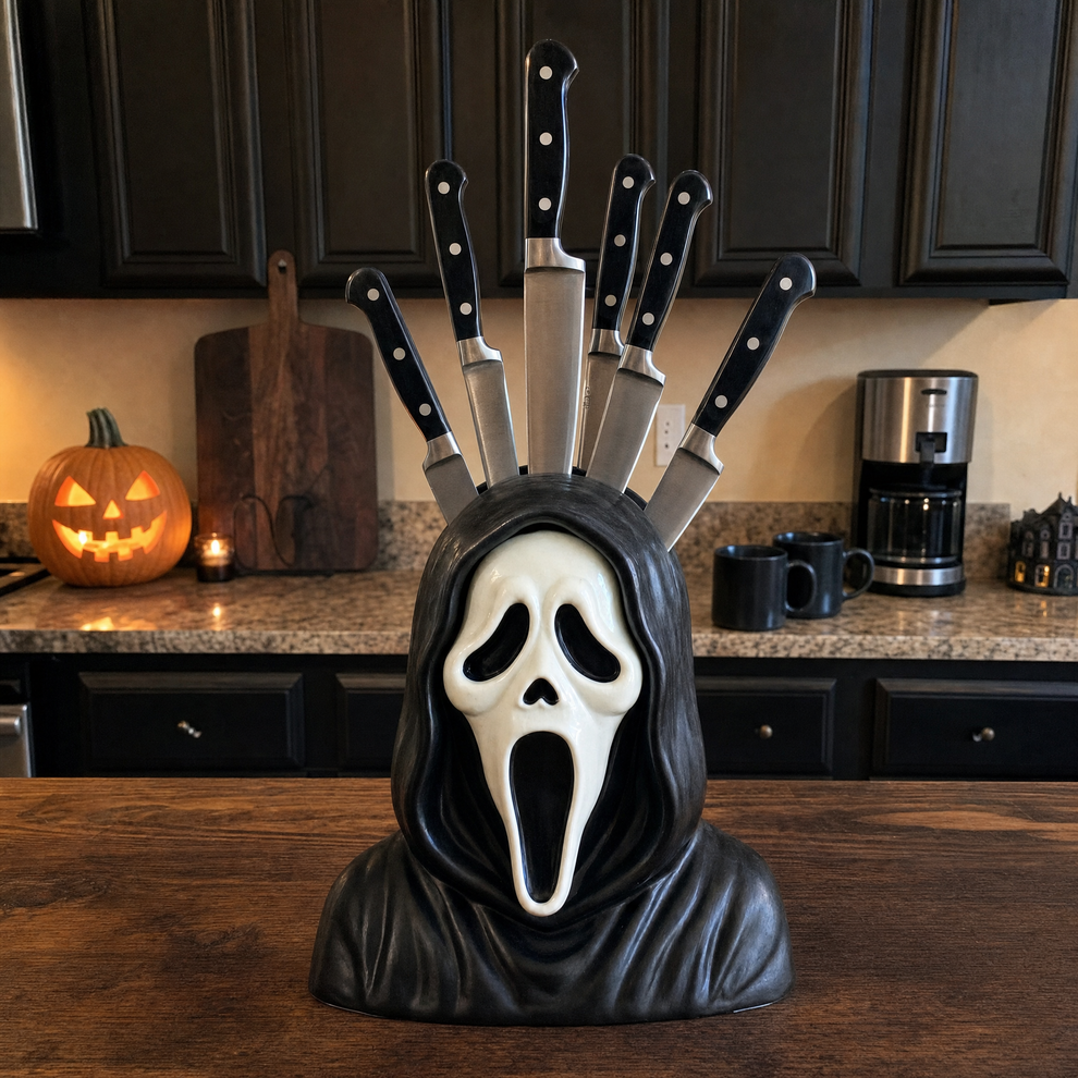 🎃 Horror Knife Block — A Creepy Kitchen Upgrade For Halloween Lovers🔪