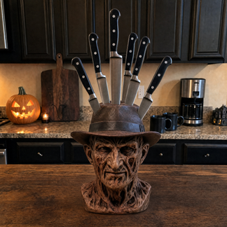 🎃 Horror Knife Block — A Creepy Kitchen Upgrade For Halloween Lovers🔪