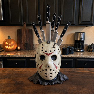 🎃 Horror Knife Block — A Creepy Kitchen Upgrade For Halloween Lovers🔪