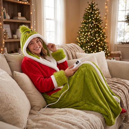 🥶 The Heated Robe That Keeps You Cozy from Head to Toe! 🔥