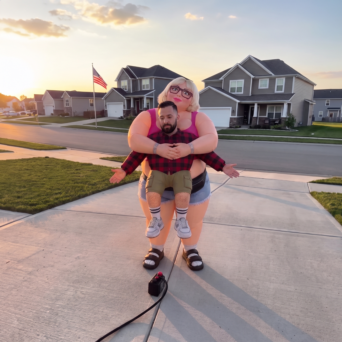 Vereuse™ Carry-Me Wife Costume