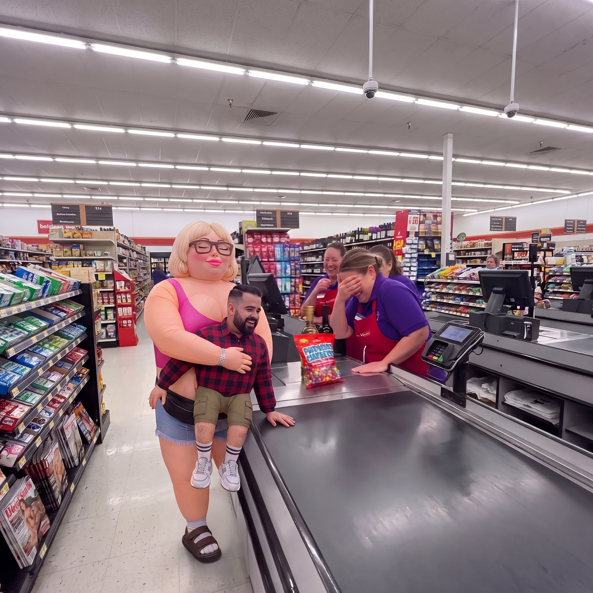 Vereuse™ Carry-Me Wife Costume