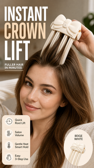 💗 Wireless Hair Volumizing Clip — Create Fuller Crown Volume Instantly💎
