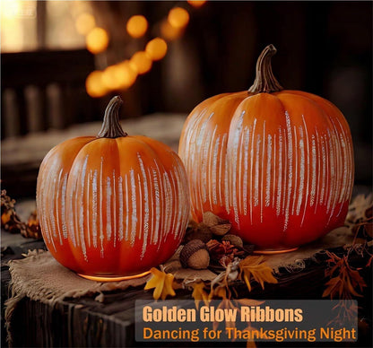 🌙Last day Promotion 🔥-🎃Illuminated Starry Night Glass Pumpkins for Magical Fall & Halloween Home Decor ✨🌙