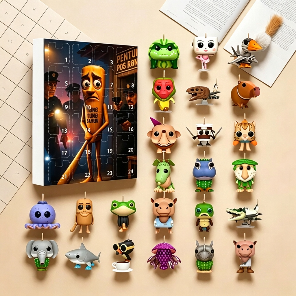⏰Last day Promotion 🔥-🎁 24-Day Brainrot Advent Calendar for Daily Surprises ✨