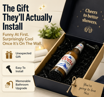 🚿Last Day 50% OFF✨-🍺Beer Bottle Shower Head for Fun, Unique Bathroom Decor & Refreshing Showers 🚿✨