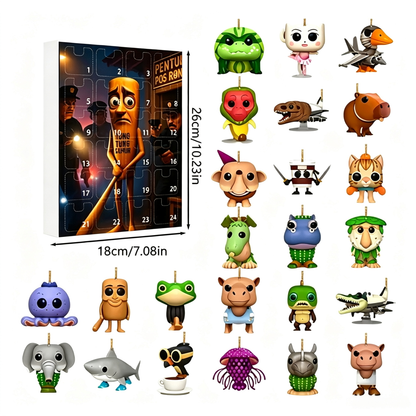⏰Last day Promotion 🔥-🎁 24-Day Brainrot Advent Calendar for Daily Surprises ✨